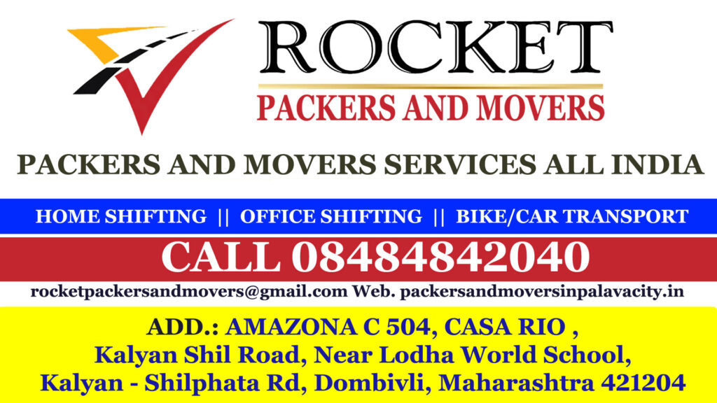 Movers and Packers Palava City 7 Rocket movers and packers palava city